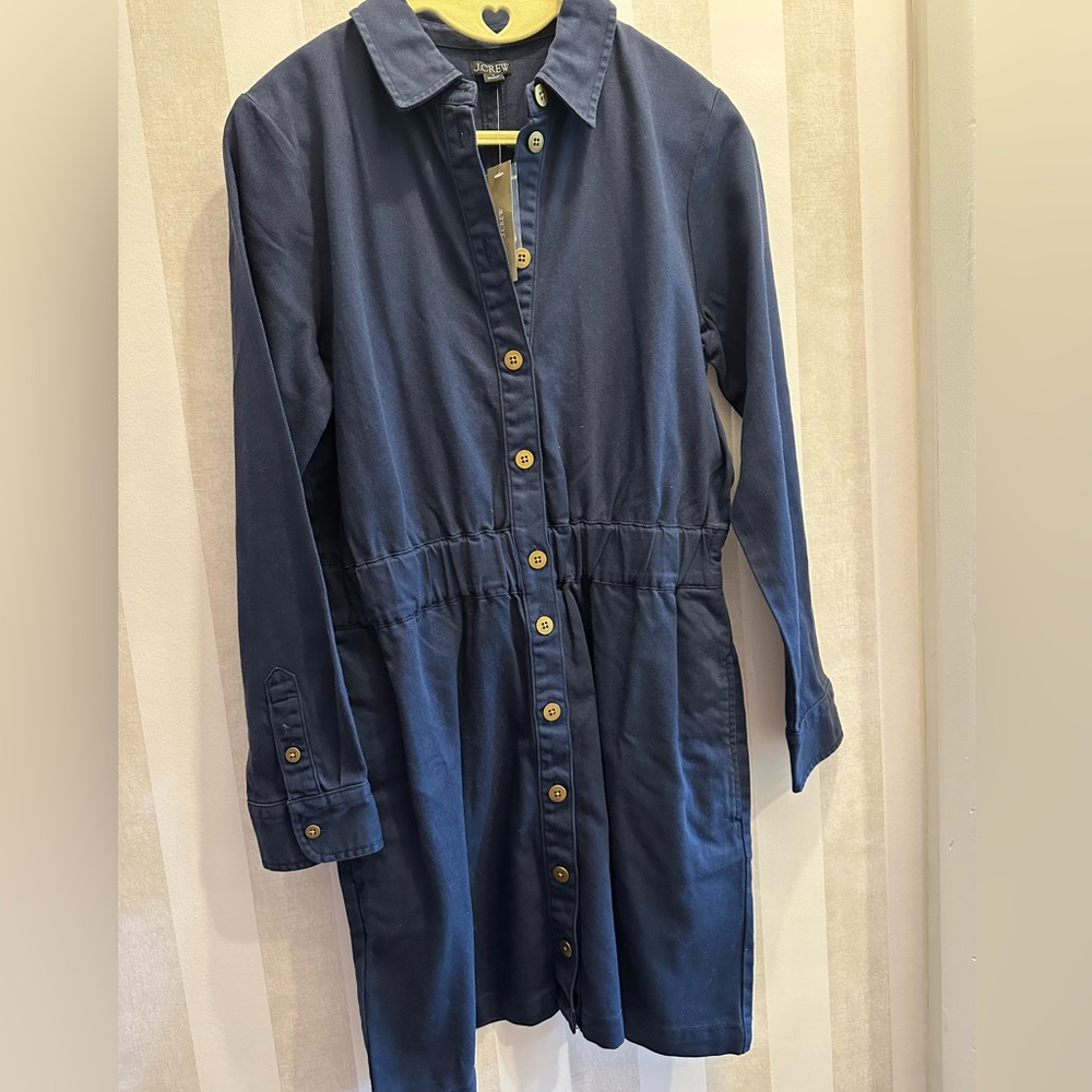 NWT J. Crew Shirt Dress 4 XS S
